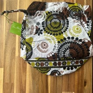 Vera Bradley Ditty Bag in Cocoa Moss pattern